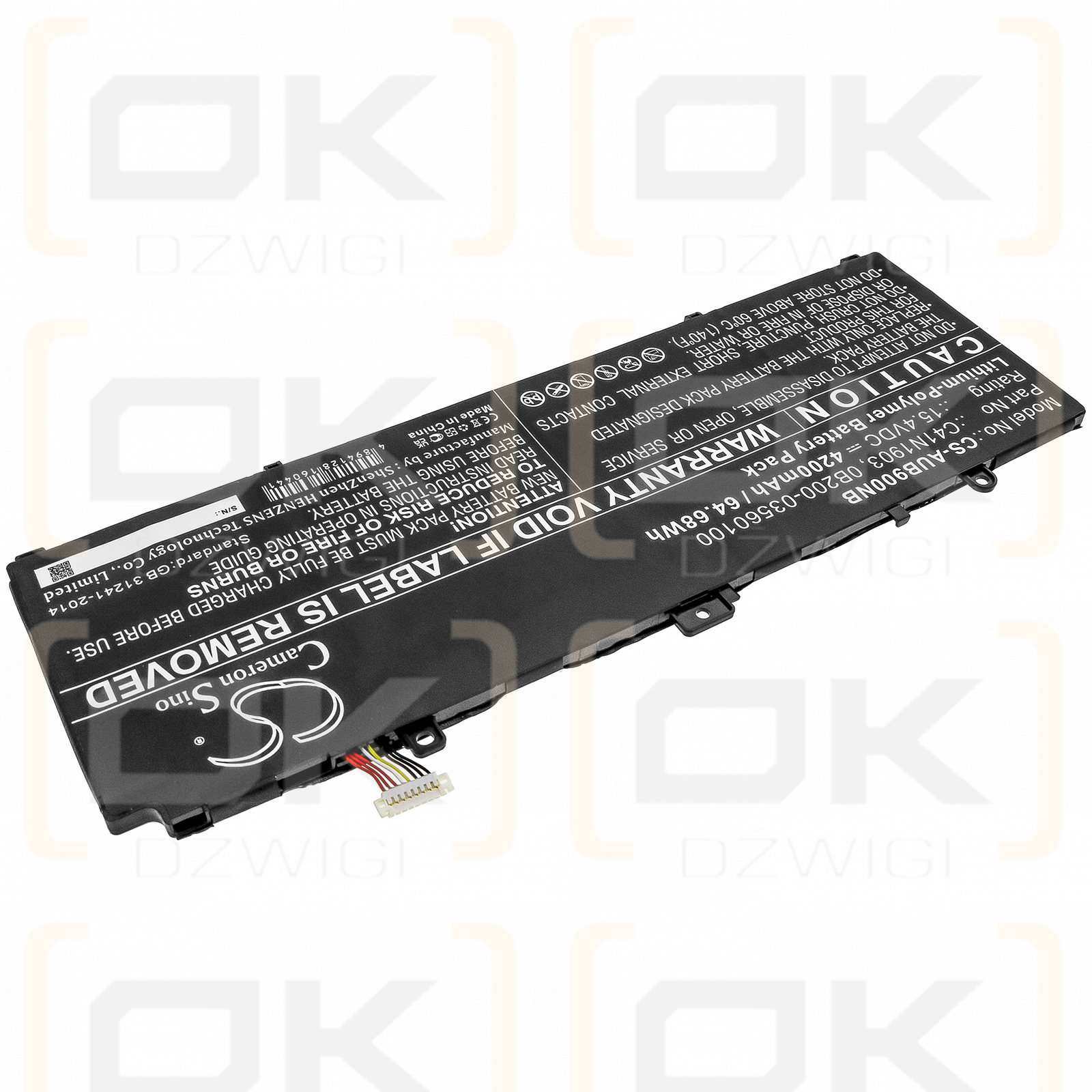 Asus ExpertBook B9450FA-BM0252R / C41N1903 4200mAh Li-Polymer 15.4V (Cameron Sino)