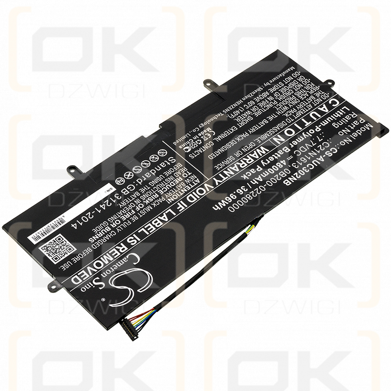 Asus C302CA-1A / C21N1613 4800mAh Li-Polímero 7.7V (Cameron Sino)