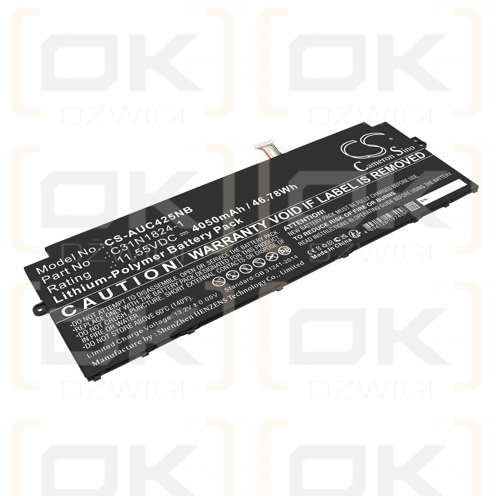 Asus Chromebook Flip C434TA / C31N1824-1 4050mAh Li-Polímero 11.55V (Cameron Sino)