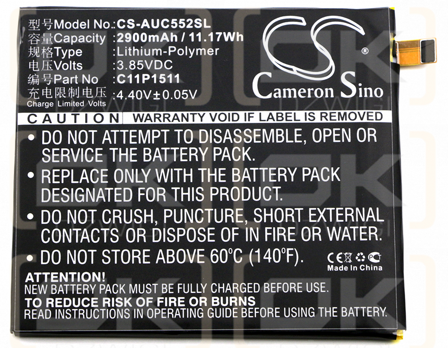 Asus ZD552KL / C11P1511 2900mAh Li-Polymer 3.85V (Cameron Sino)