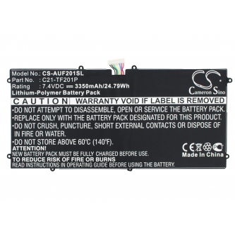 Asus TF201G-1I015A / C21-TF201P 3350 мАч литий-полимерный 7,4 В (Cameron Sino)