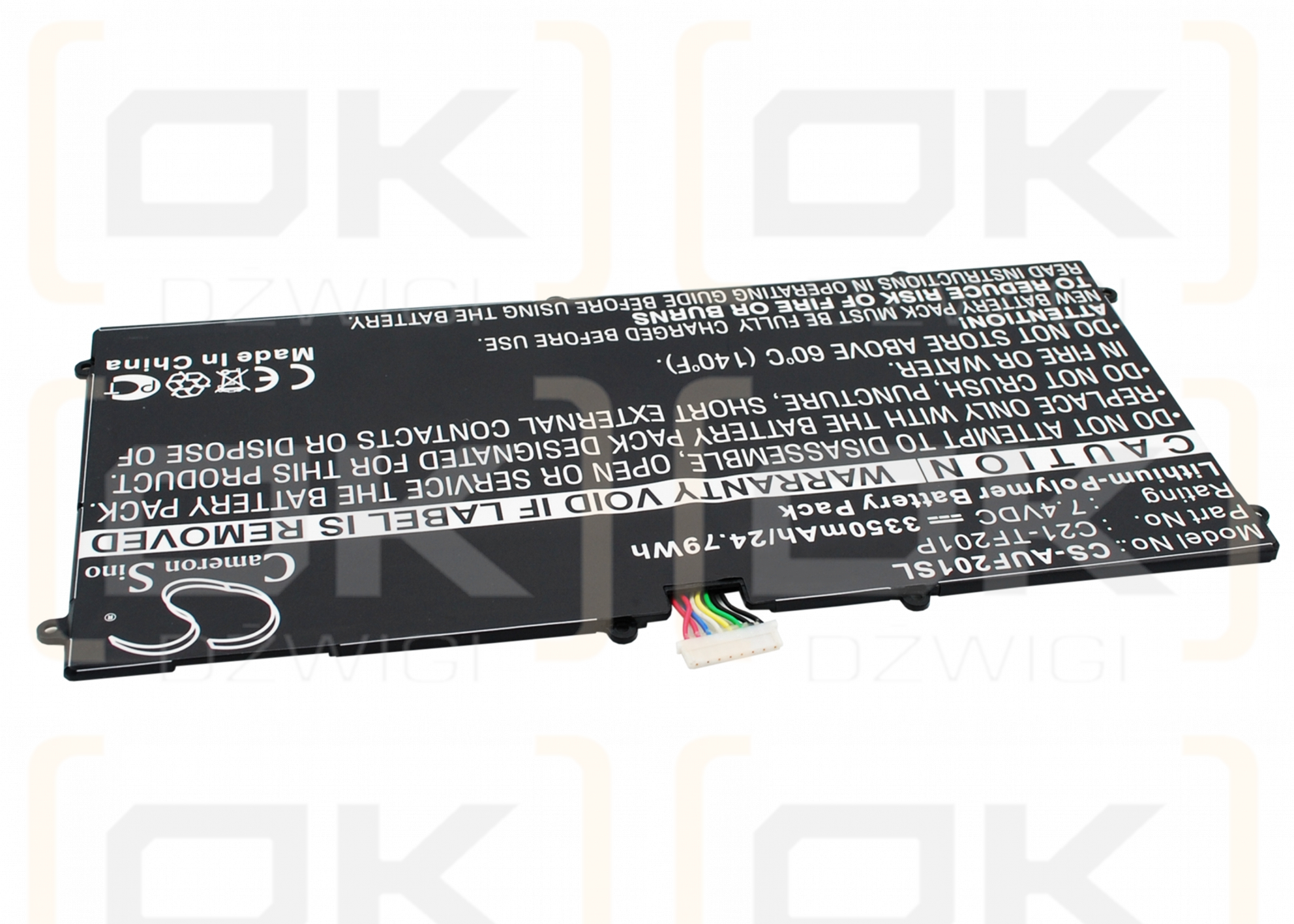 Asus TF201G-1I015A / C21-TF201P 3350 мАч литий-полимерный 7,4 В (Cameron Sino)