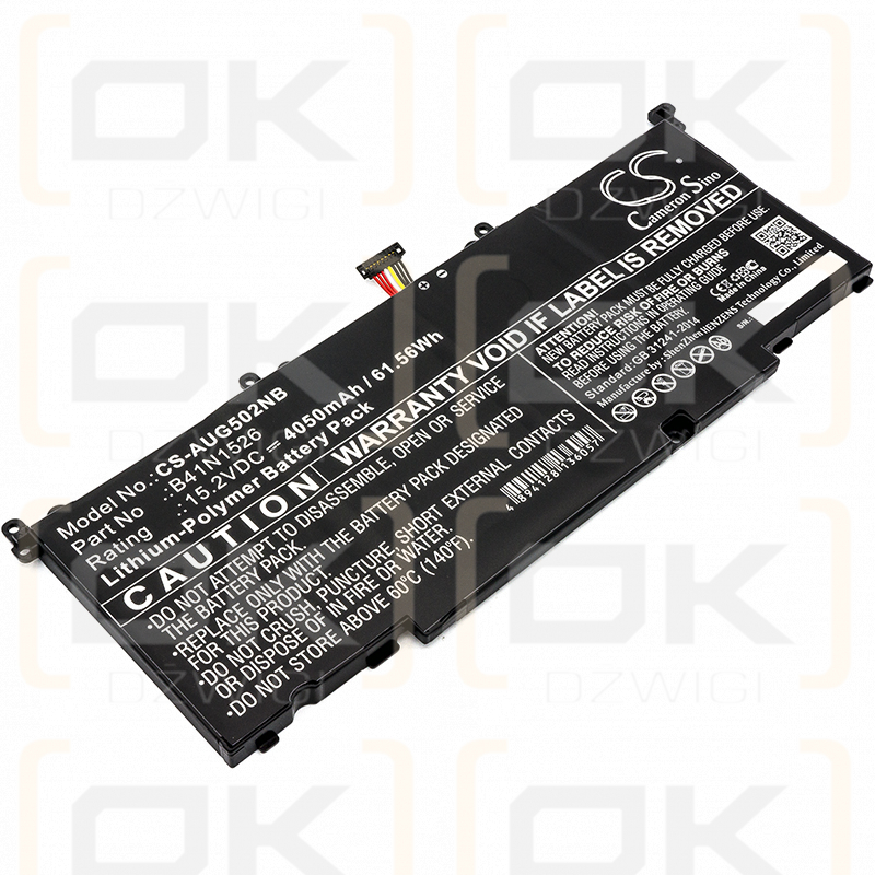 Asus S5V / B41N1526 4050 mAh Li-Polymer 15,2 V (Cameron Sino)