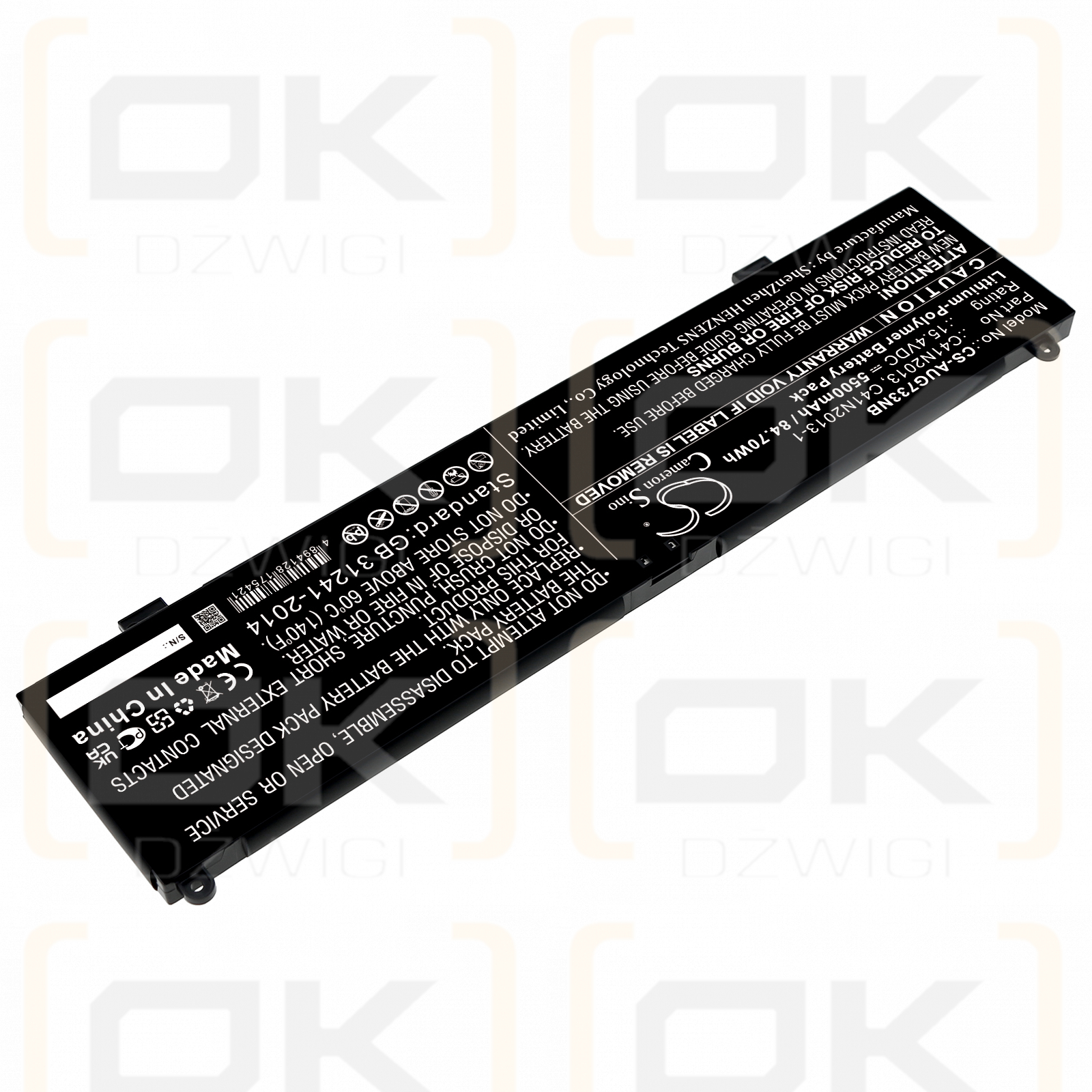 Asus ROG Strix G713QM / C41N2013 5500mAh Li-Polímero 15.4V (Cameron Sino)