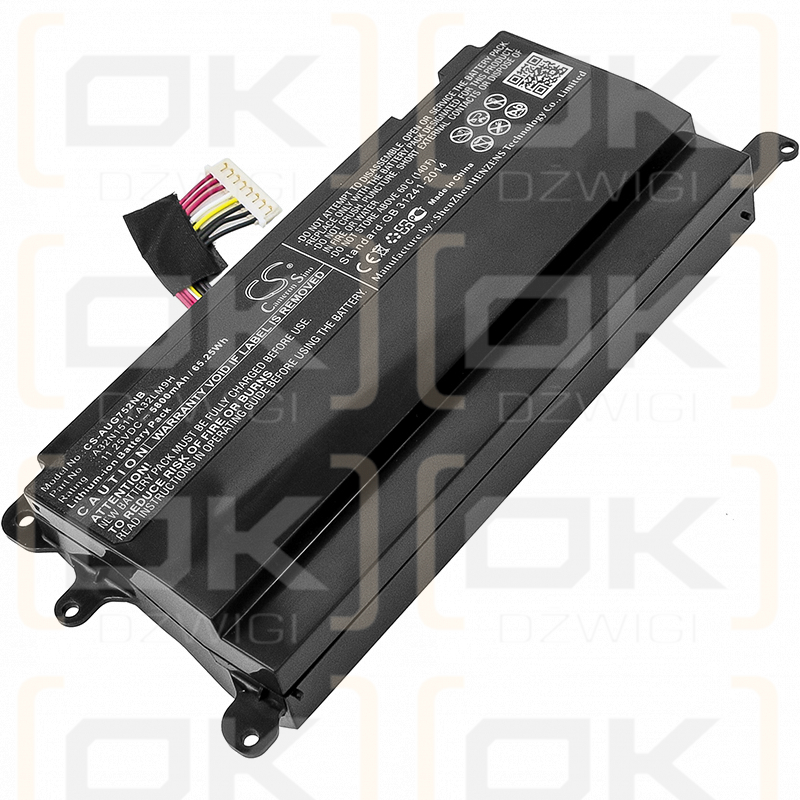 Asus ROG GFX72VY6820 / A32N1511 5800 mAh Li-Ion 11,25 V (Cameron Sino)