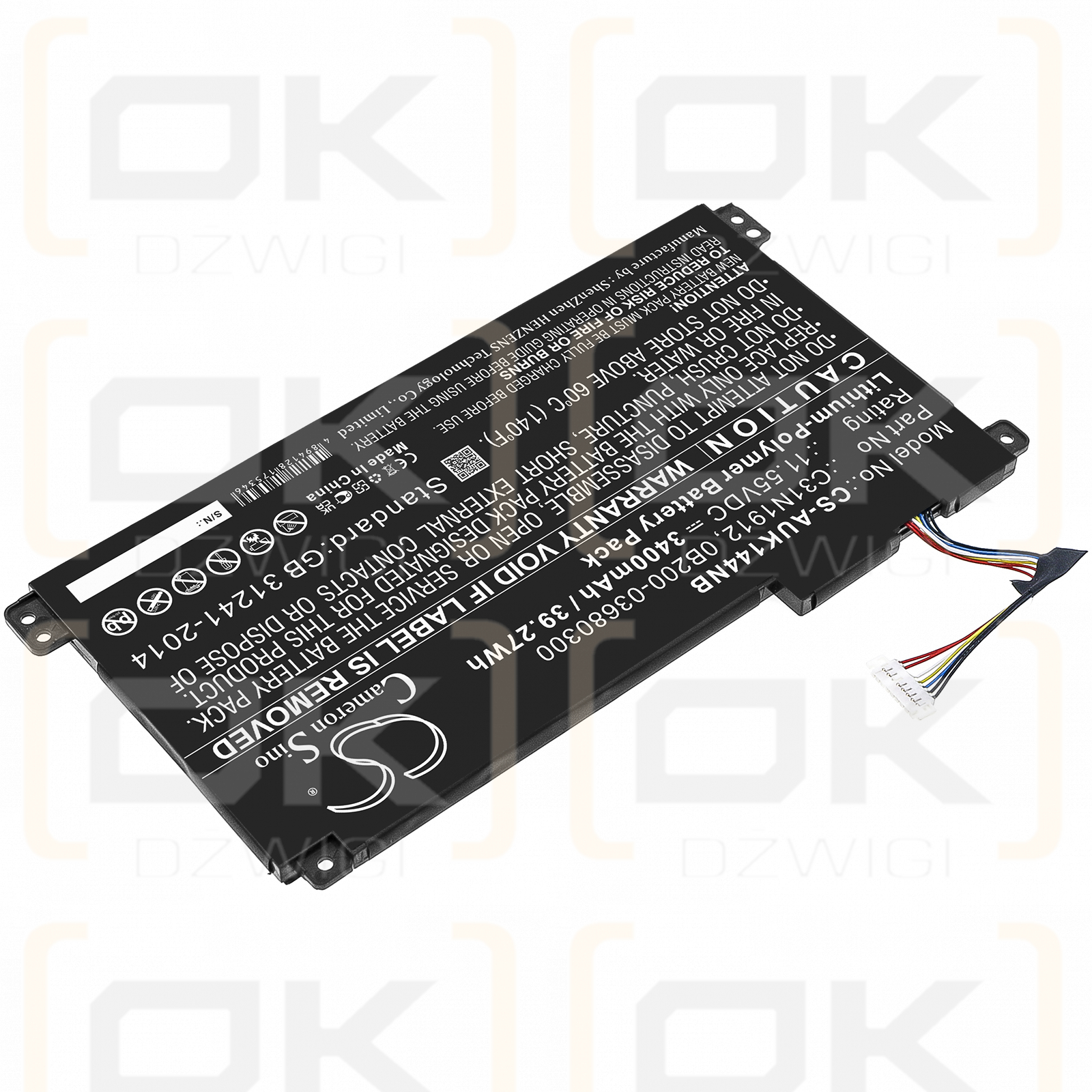 Asus E510MA-BR352R / C31N1912 3400 mAh Li-Polymer 11,55 V (Cameron Sino)