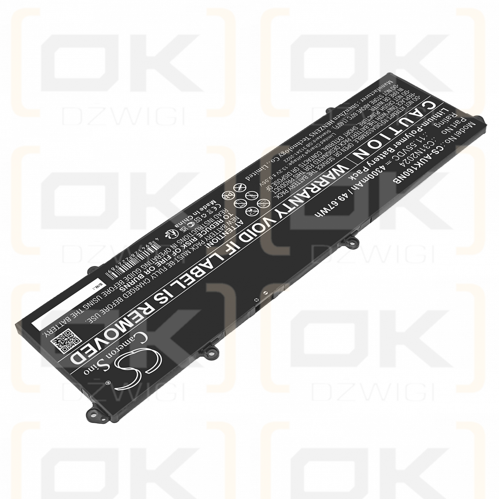 Asus Vivobook 16X OLED K3605VC-MX051W / 0B200-04070000 4300mAh Li-Polymer 11,55V (Cameron Sino)