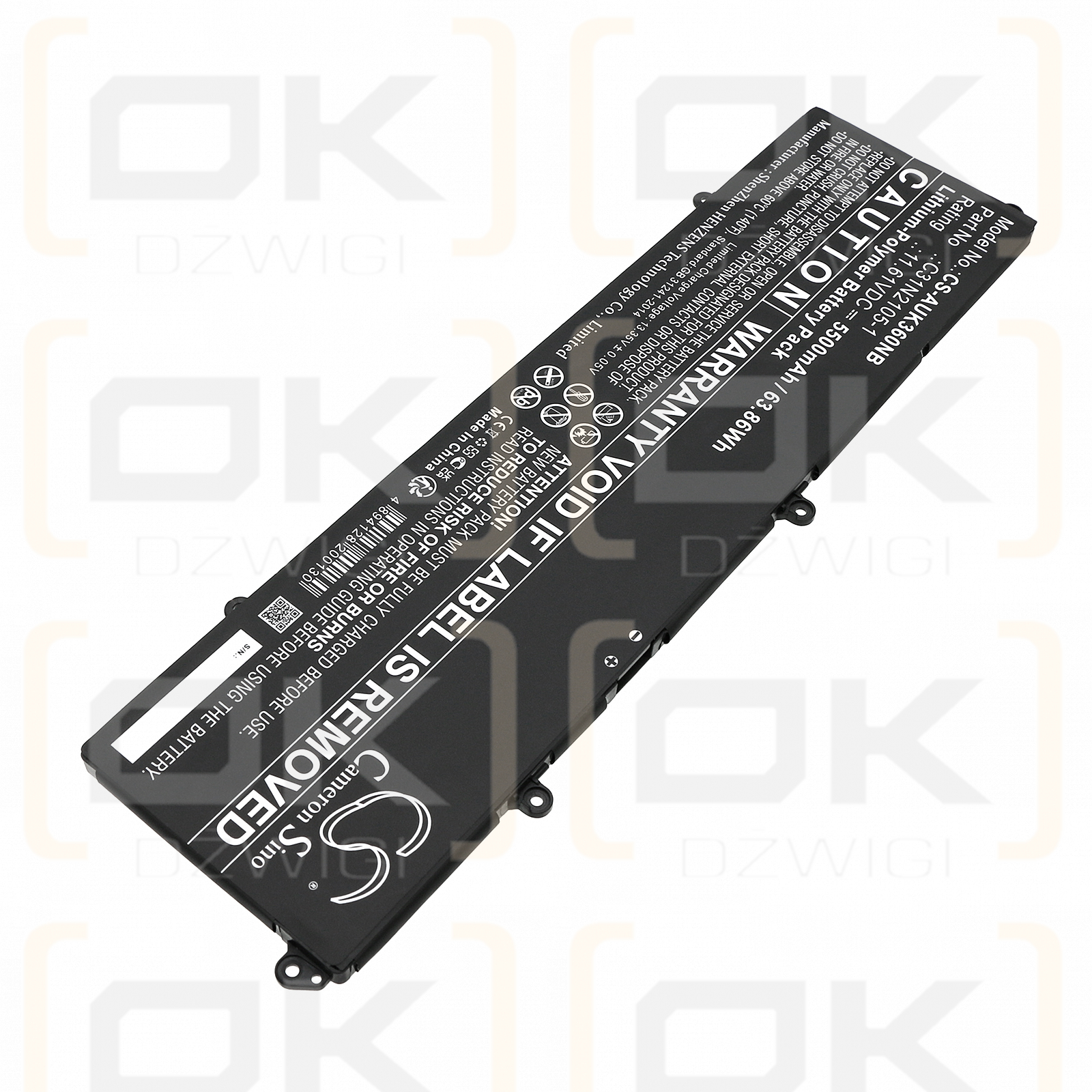 Asus VivoBook Pro 14X OLED N7401ZE-SOQ27077W / 0B200-04240000 5500mAh Li-Polymer 11.61V (Cameron Sino)