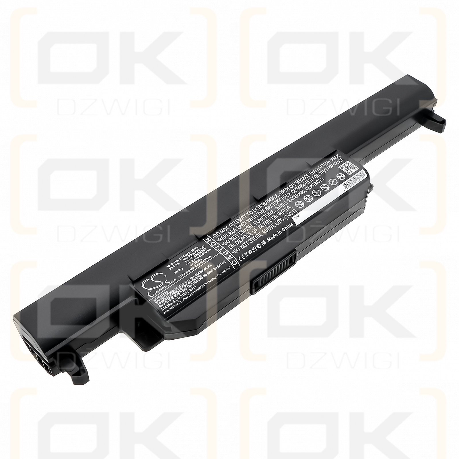 Asus X75V / A32-K55 4400mAh Li-ion 10.8V (Cameron Sino)