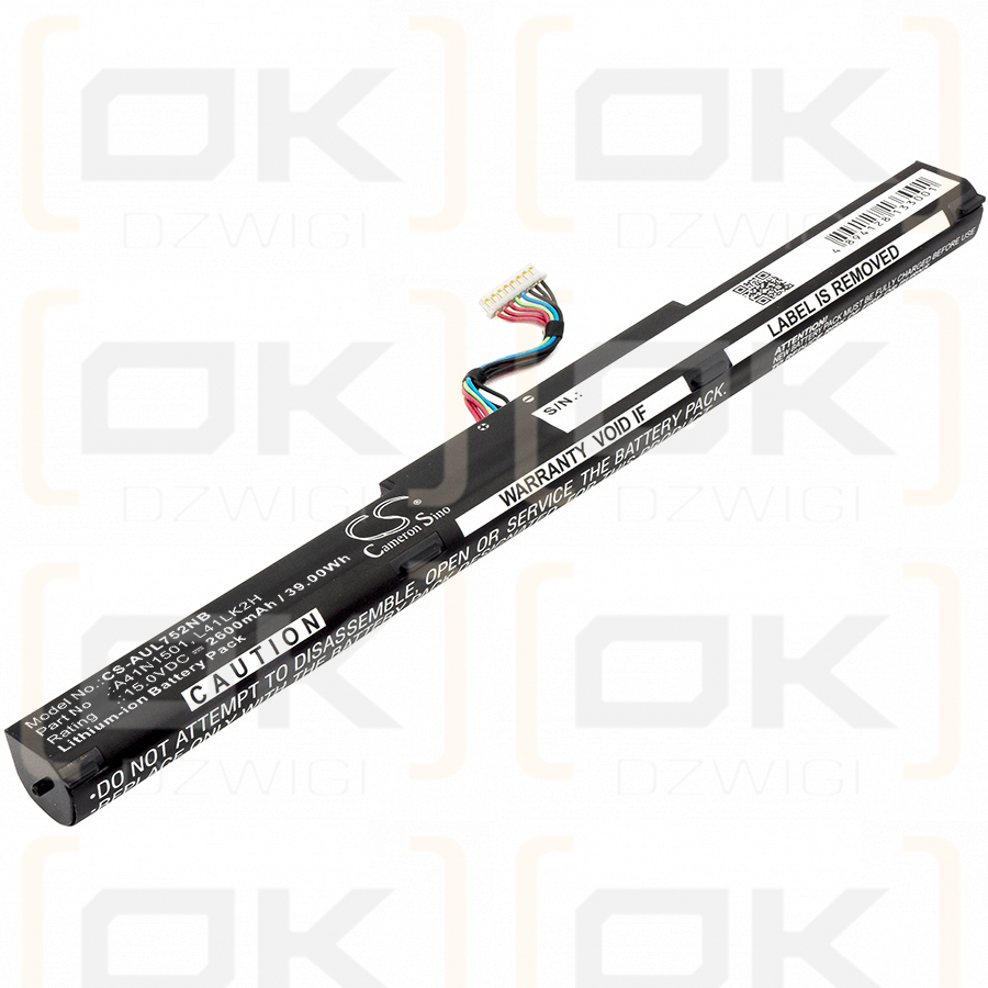 Asus N552VX-FW097T / A41N1501 2600mAh Li-ion 15.0V (Cameron Sino)