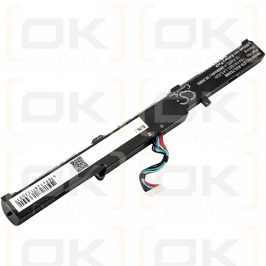 Asus N552VX-FW097T / A41N1501 2600mAh Li-ion 15.0V (Cameron Sino)