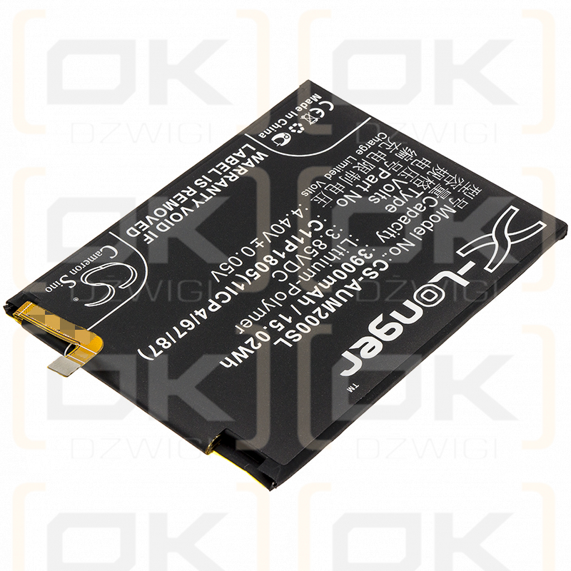 Asus ZB633KL / C11P1805(1ICP4/67/87) 3900 mAh Li-Polymer 3,85 V (Cameron Sino)