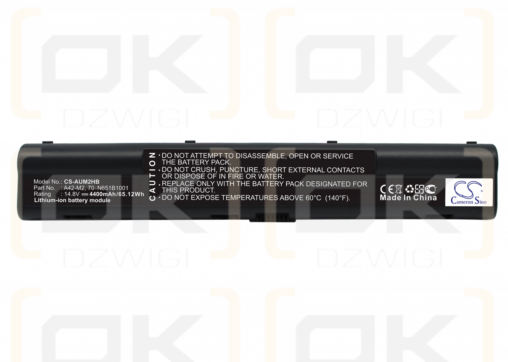 Asus L3800C / A42-M2 4400 mAh Li-Ion 14,8 V (Cameron Sino)