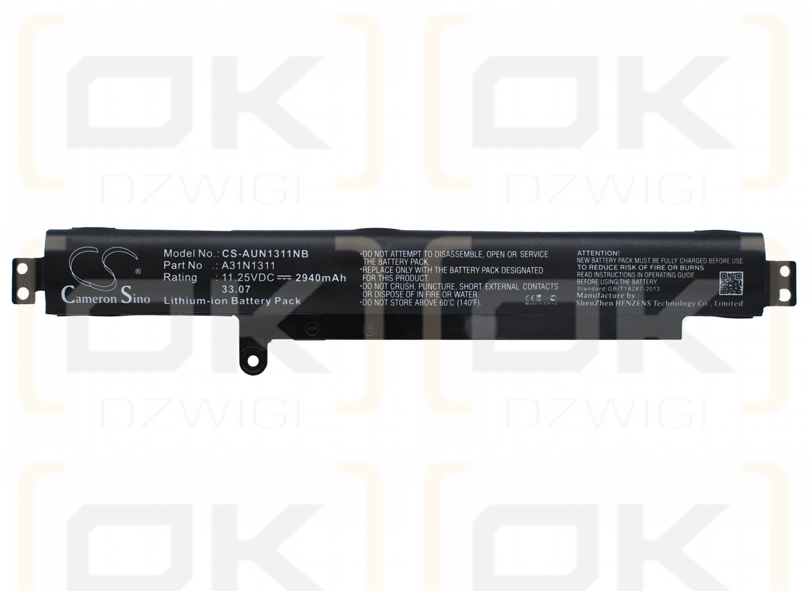 Asus F102BA / A31N1311 2940 mAh Li-Ion 11,25 V (Cameron Sino)