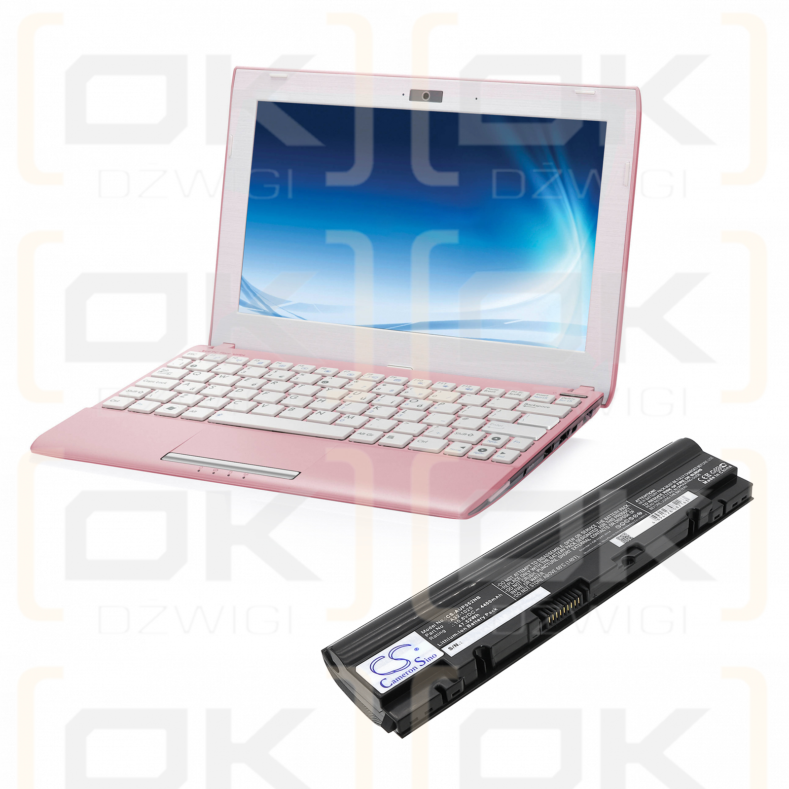 Asus Eee Pc 1225C / A32-1025 4400mAh Li-ion 10.8V (Cameron Sino)