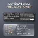 Replacement Battery for Asus X3500PA / 0B200-04000100 4700 mAh Li-Polymer 11.61 V (Cameron Sino)