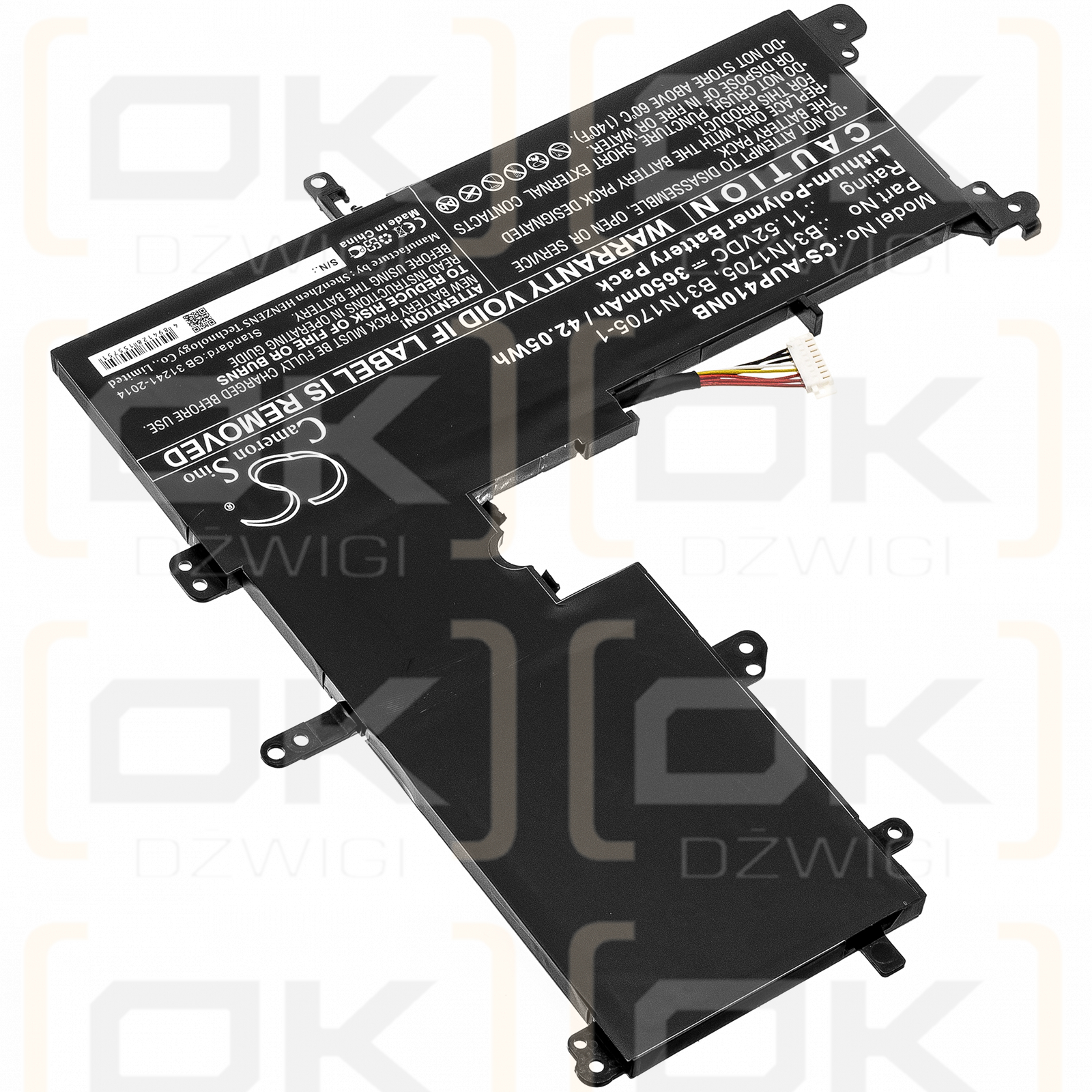 Asus Q405UA / B31N1705 3650mAh Li-Polímero 11.52V (Cameron Sino)