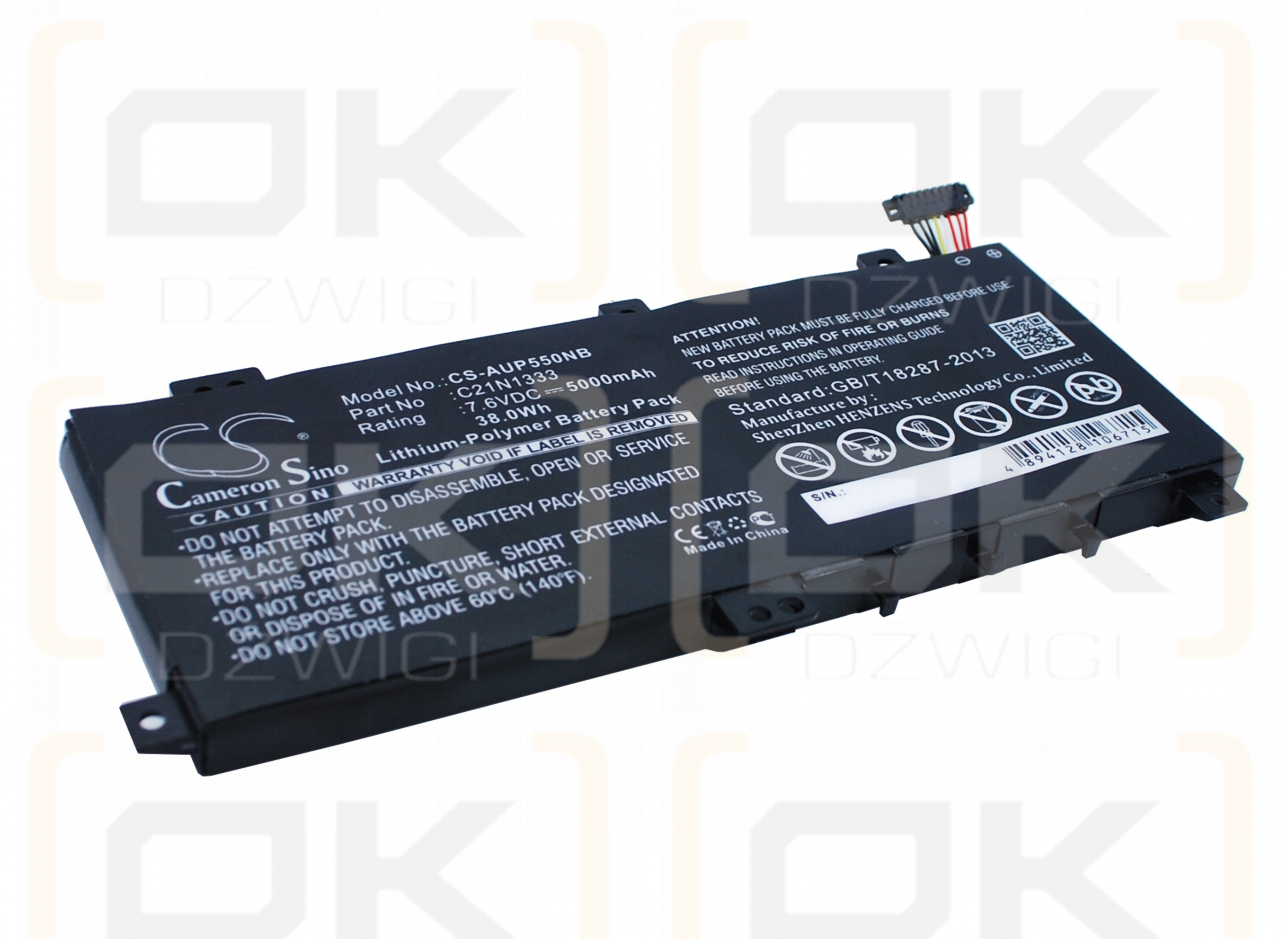 Asus TP550LD / C21N1333 5000mAh Li-Polímero 7.6V (Cameron Sino)