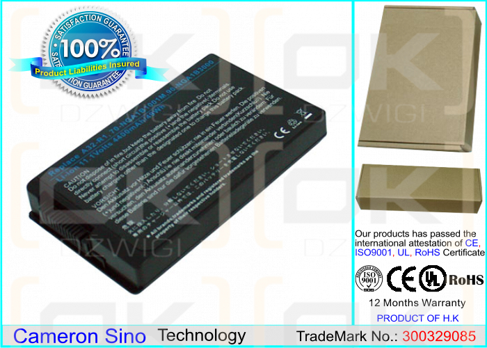 Asus R1 Tablet-PC / A32-R1 4400 mAh Li-Ionen 11,1 V (Cameron Sino)