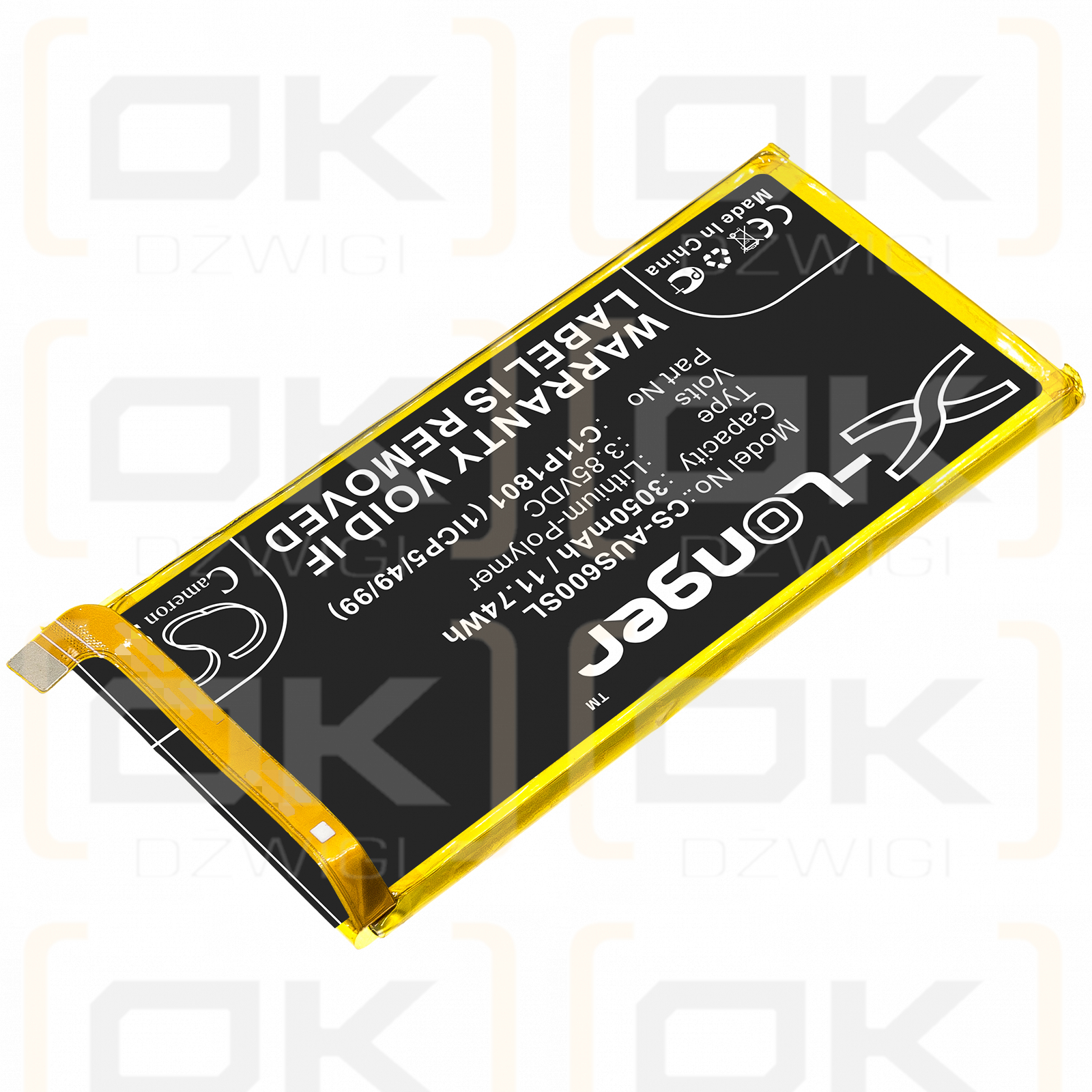 Asus ZS600KL / 0B200-03010300 3050 mAh Li-Polymer 3,85 V (Cameron Sino)