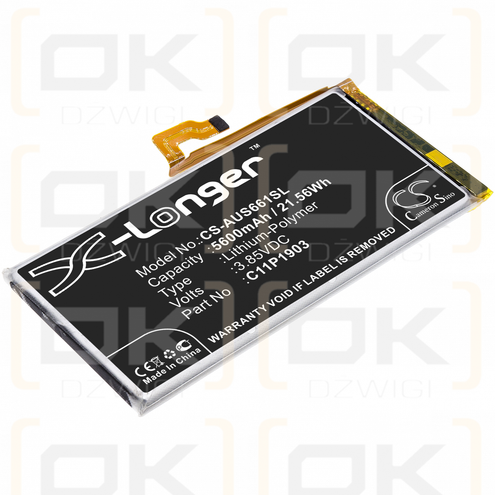 Asus ZS661KS / C11P1903 5600mAh Li-Polymer 3.85V (Cameron Sino)