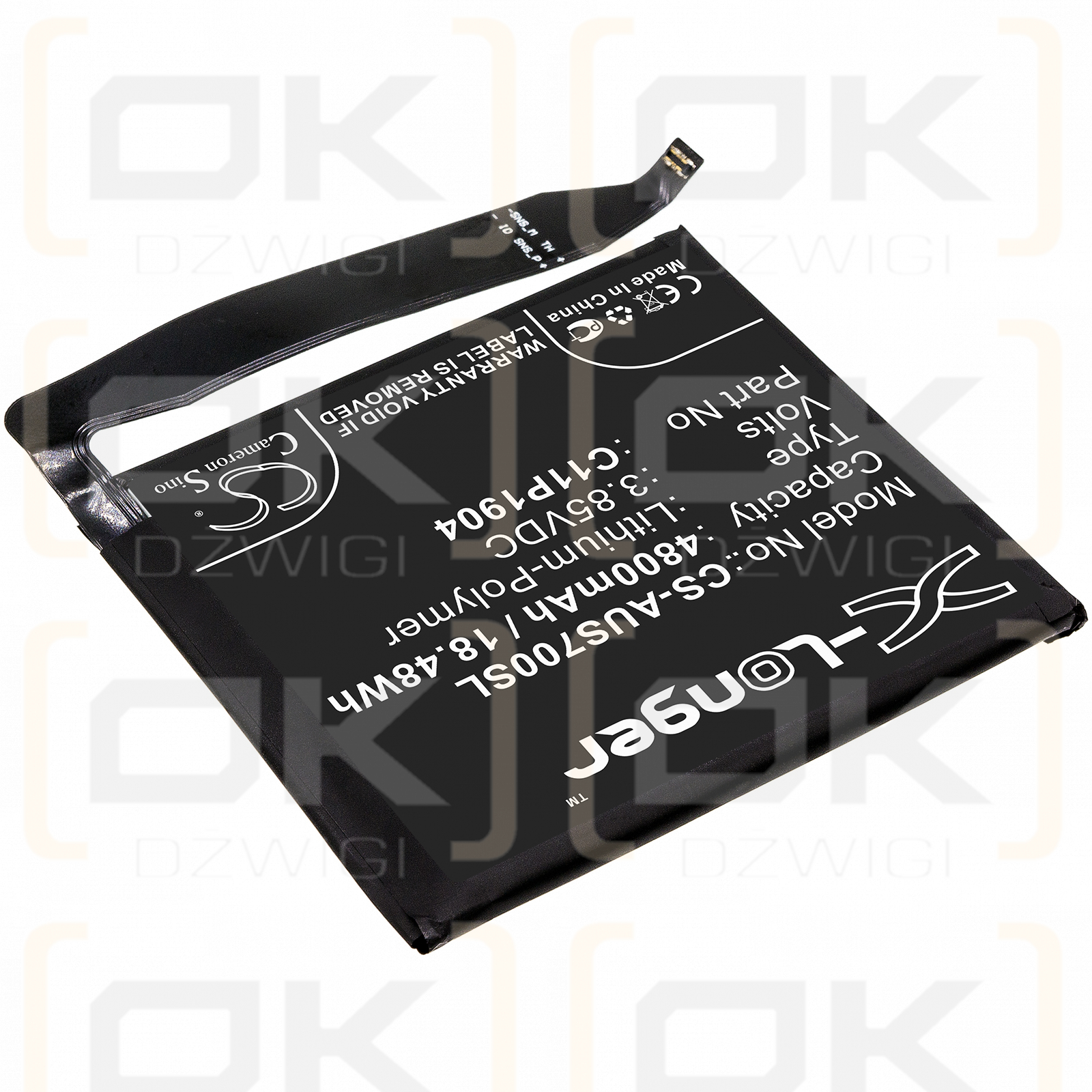 Asus ZS671KS / C11P1904 4800mAh Li-Polymer 3.85V (Cameron Sino)