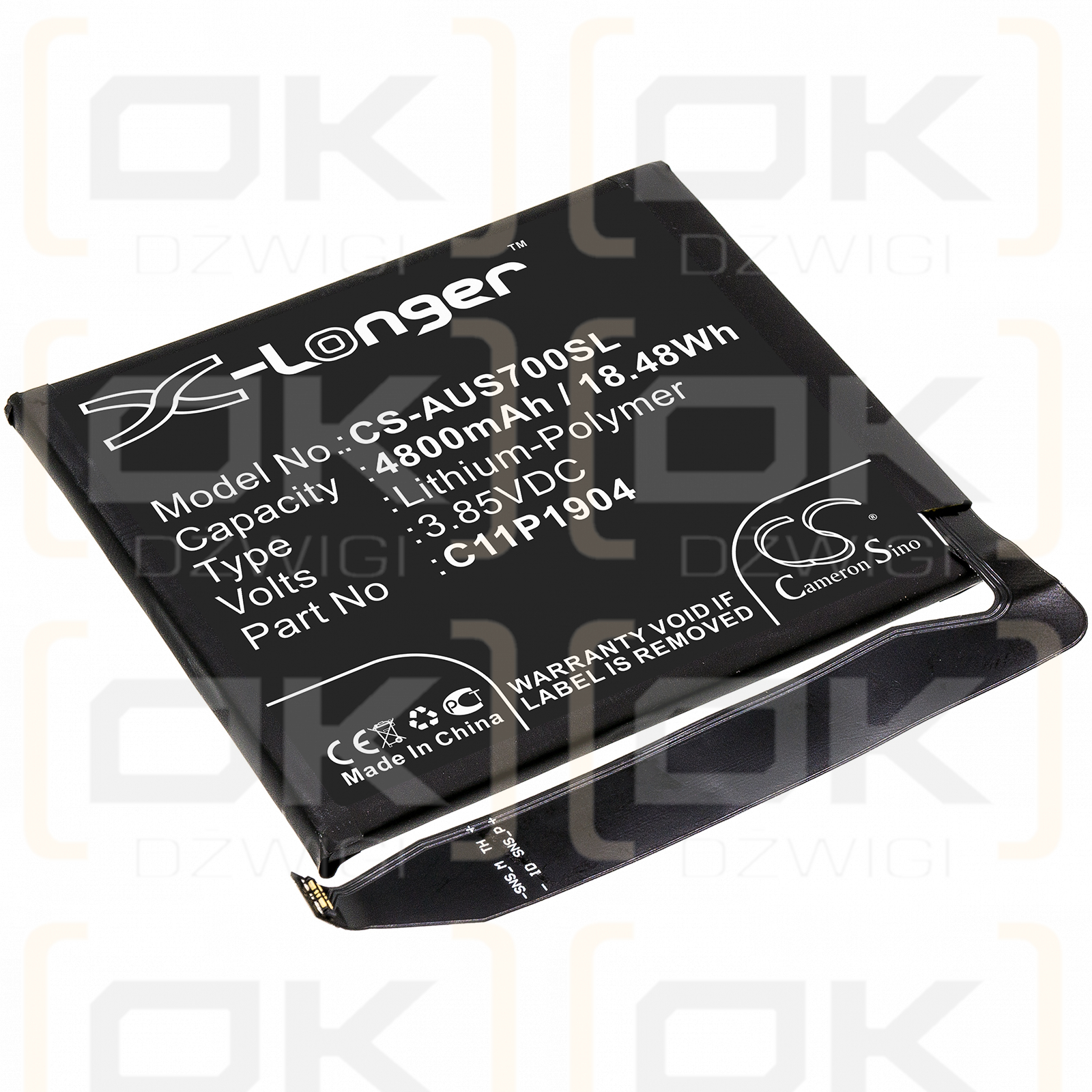 Asus ZS671KS / C11P1904 4800mAh Li-Polymer 3.85V (Cameron Sino)