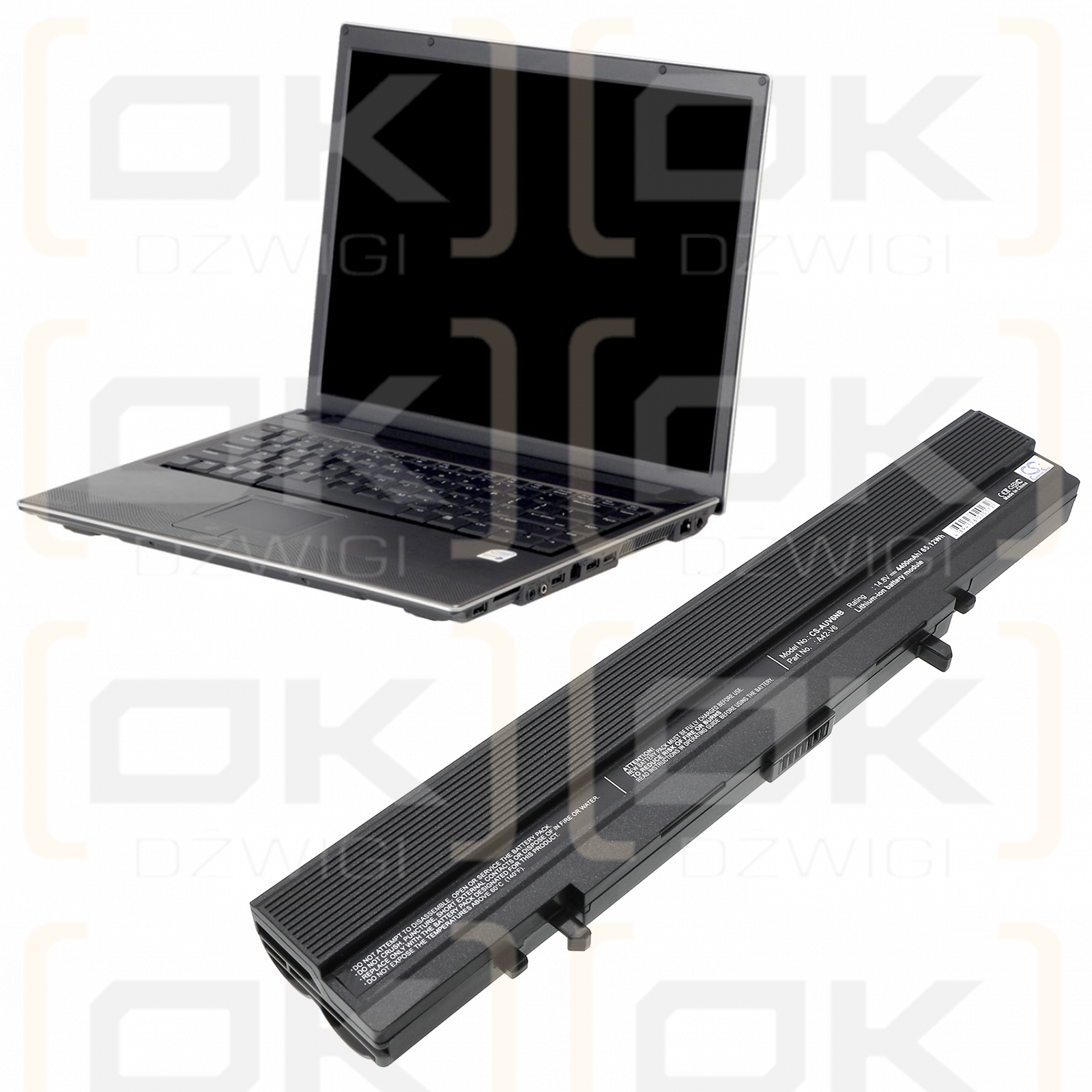 Asus VX1 / A42-V6 4400mAh Li-ion 14.8V (Cameron Sino)