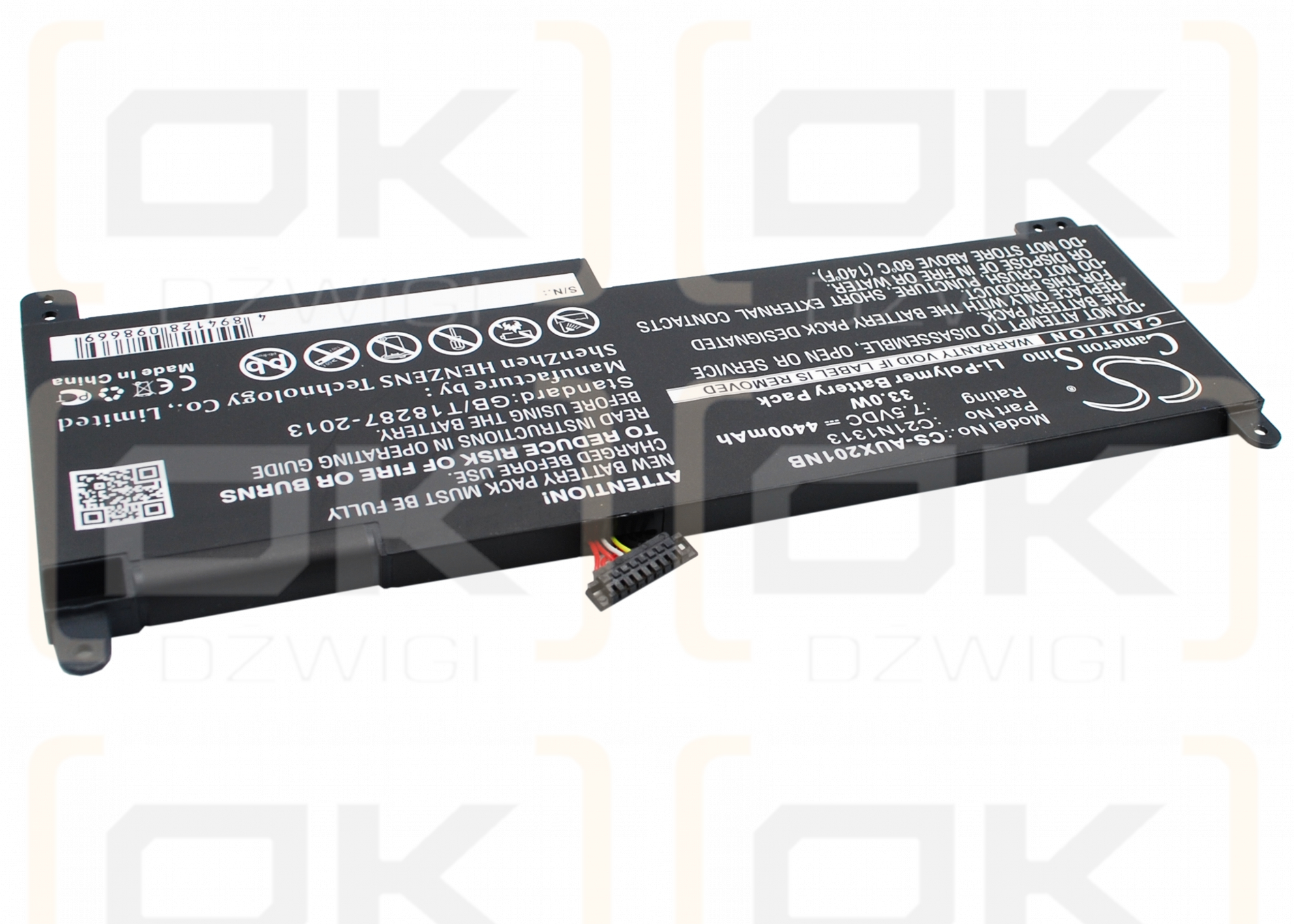 Asus Transformer Book Trio TX201LA / C21N1313 4400mAh Li-Polymer 7.5V (Cameron Sino)