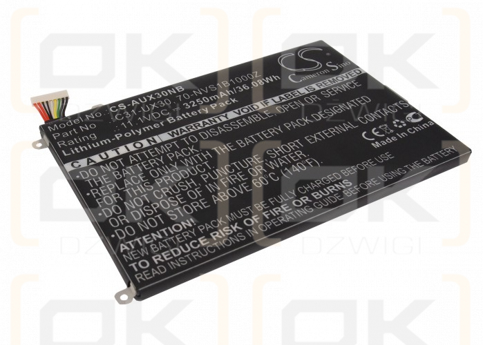 Asus UX30-QX082X / C31-UX30 3250mAh Li-Polymer 11.1V (Cameron Sino)