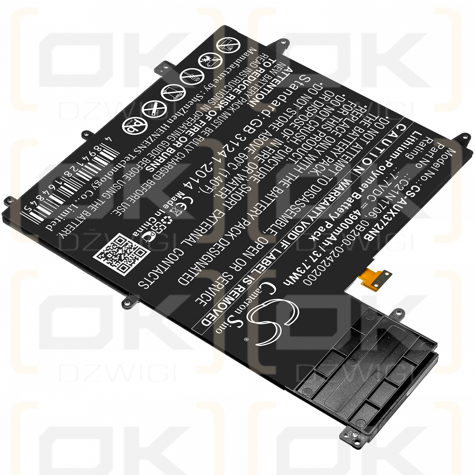 Asus UX370UA / C21N1706 4900 mAh Li-Polymer 7,7 V (Cameron Sino)