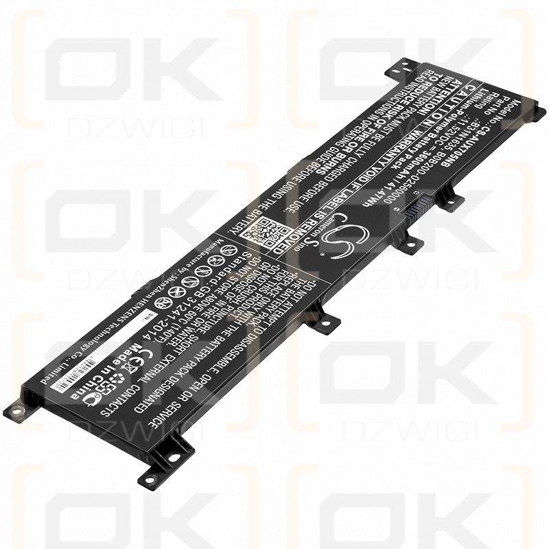 Asus F705QA-BX076T / B31N1635 3600 мАч литий-полимерный 11,52 В (Cameron Sino)