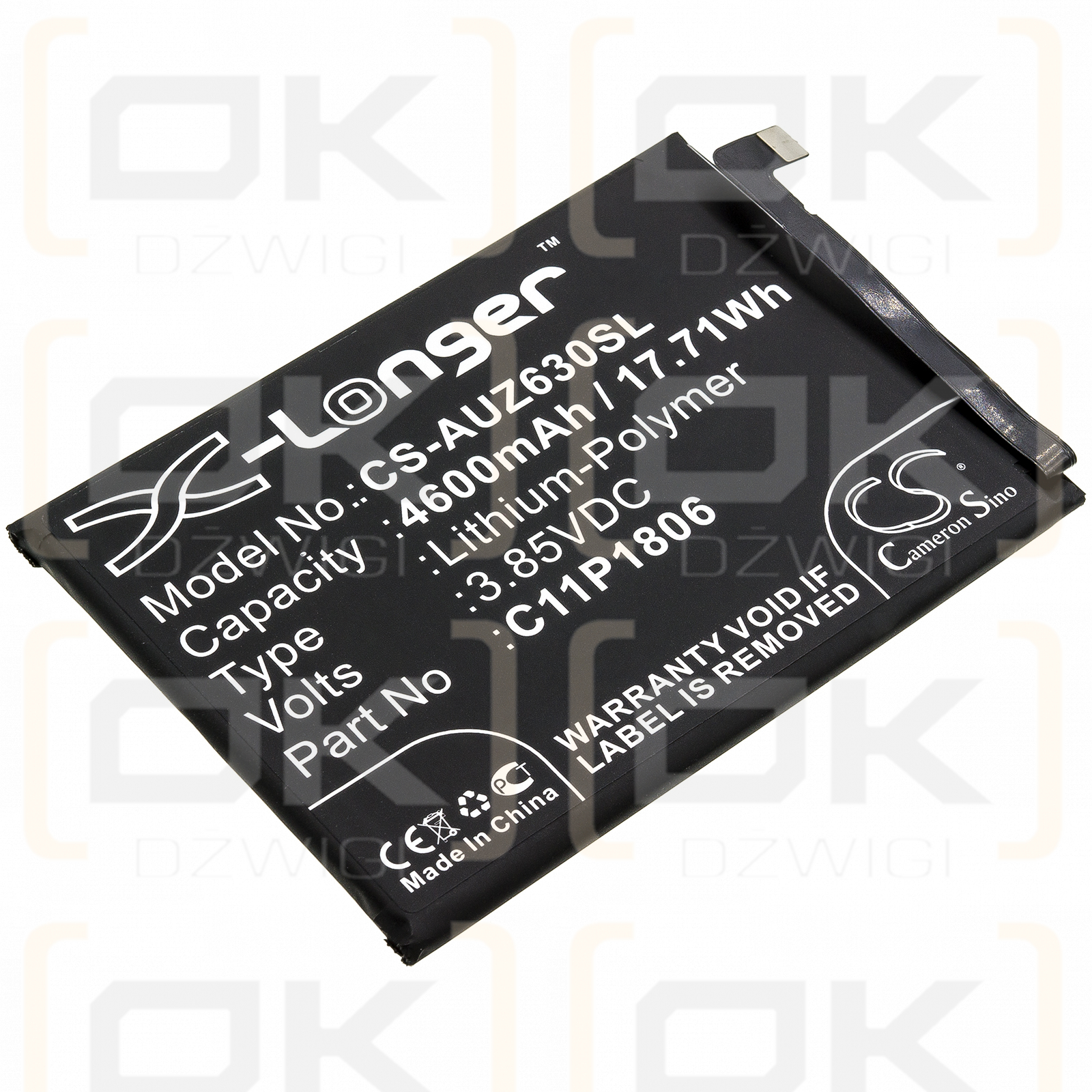 Asus ZS630KL / C11P1806 4600mAh Li-Polymer 3.85V (Cameron Sino)