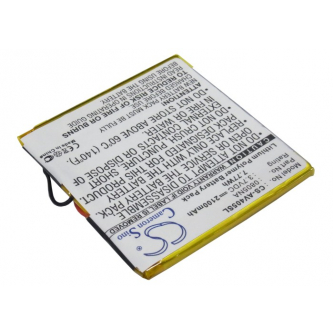 Reproductor multimedia portátil Archos AV405 de 2 GB / 0805NA, 2100 mAh, polímero de litio, 3,7 V (Cameron Sino)