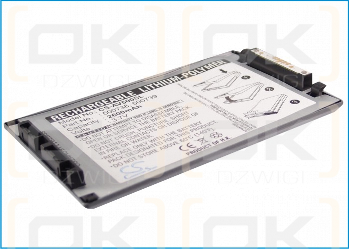 Archos AV5100 / 400081 2600 мАч литий-полимерный 3,7 В (Cameron Sino)