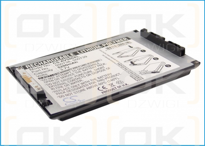 Archos AV510/400081 5200 mAh Li-Polímero 3,7 V (Cameron Sino)