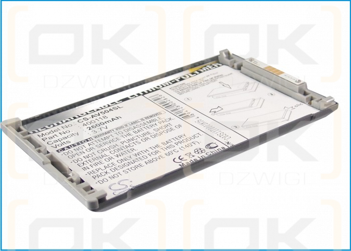 Archos AV504 / 400118 2600 mAh Li-Polymer 3.7 V (Cameron Sino)