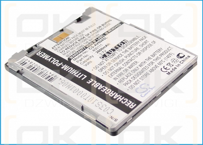 Archos AV604 Wifi / 400111 2600 мАч литий-полимерный 3,7 В (Cameron Sino)