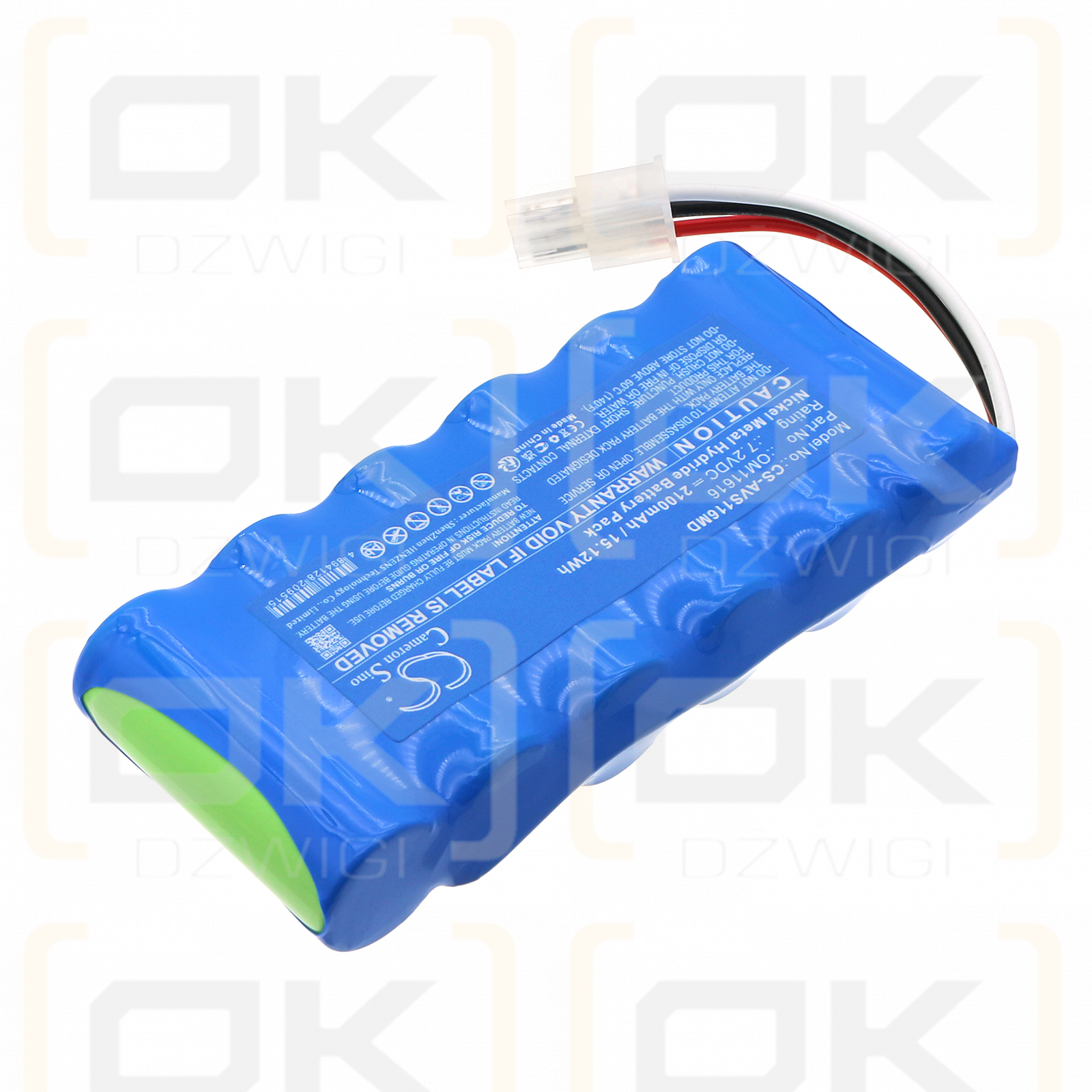 Viasys Healthcare Nicolet Vascular Versalab APM2 / OM11616 2100mAh Ni-MH 7.2V (Cameron Sino)