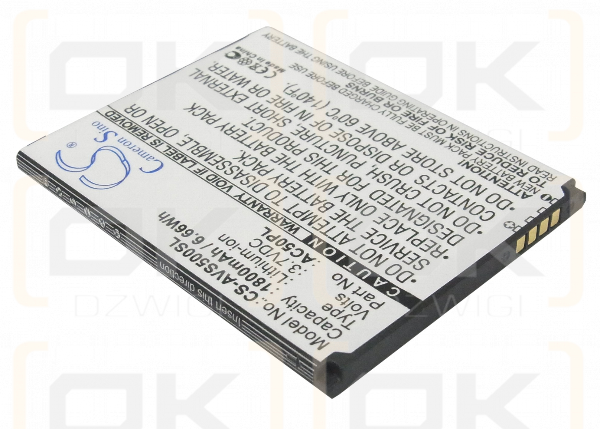 Archos A50C Platinum / AC50PL 1800mAh Li-ion 3.7V (Cameron Sino)