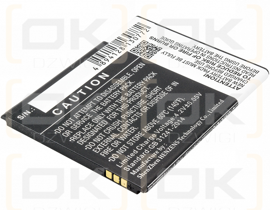 Archos 50c Platinum / AC50CPL 2200 mAh Li-Ion 3,7 V (Cameron Sino)