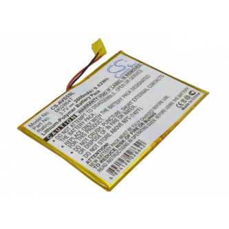 Archos 5 60GB / M02864T 2600mAh Li-Polymer 3.7V (Cameron Sino)