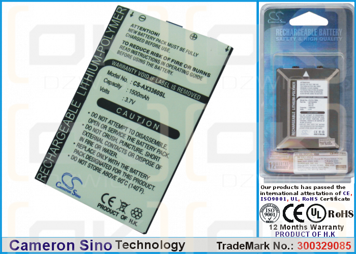 Bateria zamienna do AnexTEX moboDA A3360 1500 mAh Li-Polymer 3.7 V (Cameron Sino)