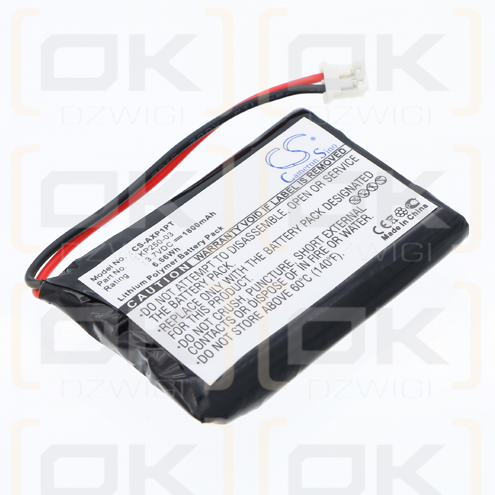 Proyector AAXA P1 Pico / KP250-03 1700 mAh Li-Polymer 3.7 V (Cameron Sino)