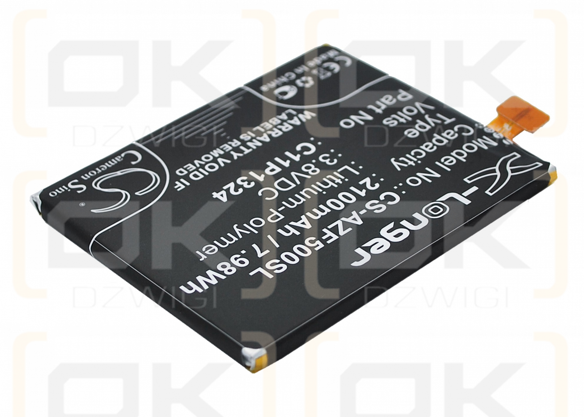 Asus A501CG / C11P1324 2100 mAh Li-Polymer 3,8 V (Cameron Sino)