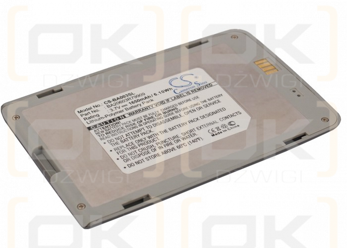 Creative PMC-HD0002 / 70PF115000000 1650 mAh Li-Polymer 3.7 V (Cameron Sino)