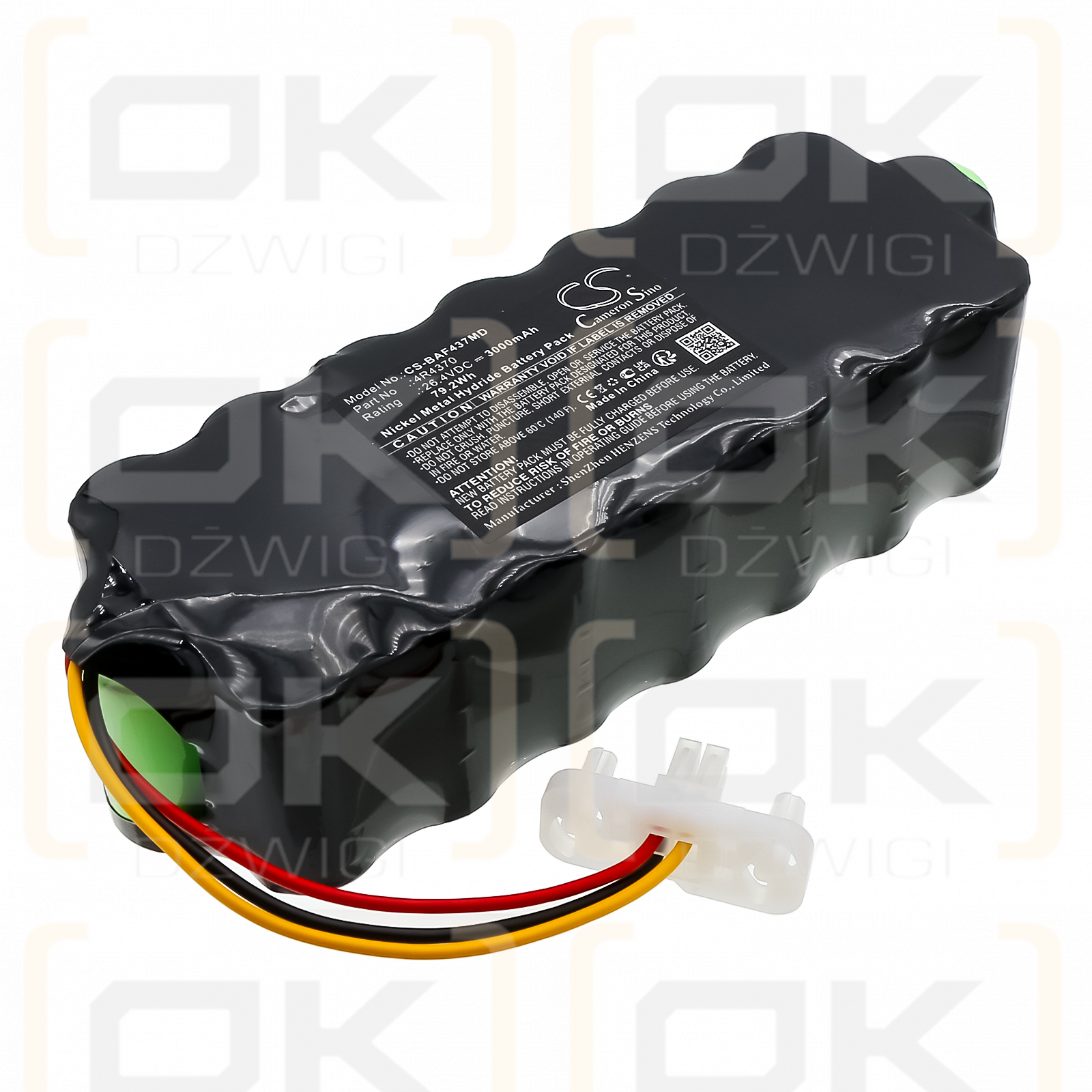 Baxter Healthcare Fenwal Autoseal 4R4370 / 4R4370 3000mAh Ni-MH 26.4V (Cameron Sino)
