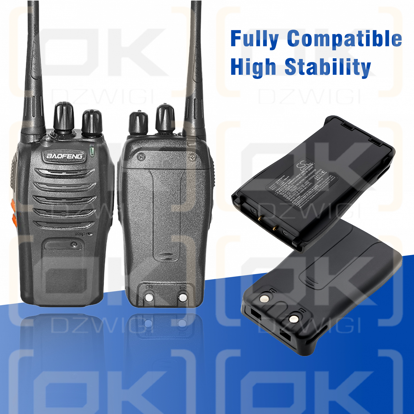 Baofeng BF-888-S / BP-011 900mAh Li-ion 3.7V (Cameron Sino)