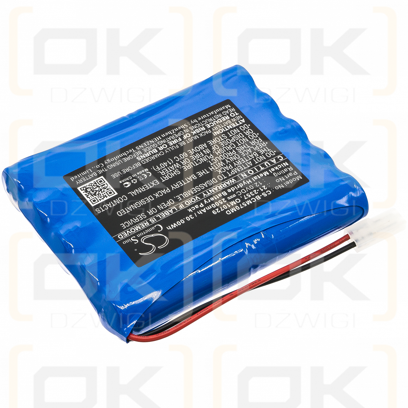 BCI TPN 5700 Infusionspumpe / 21-2357 2500 mAh Ni-MH 12 V (Cameron Sino)