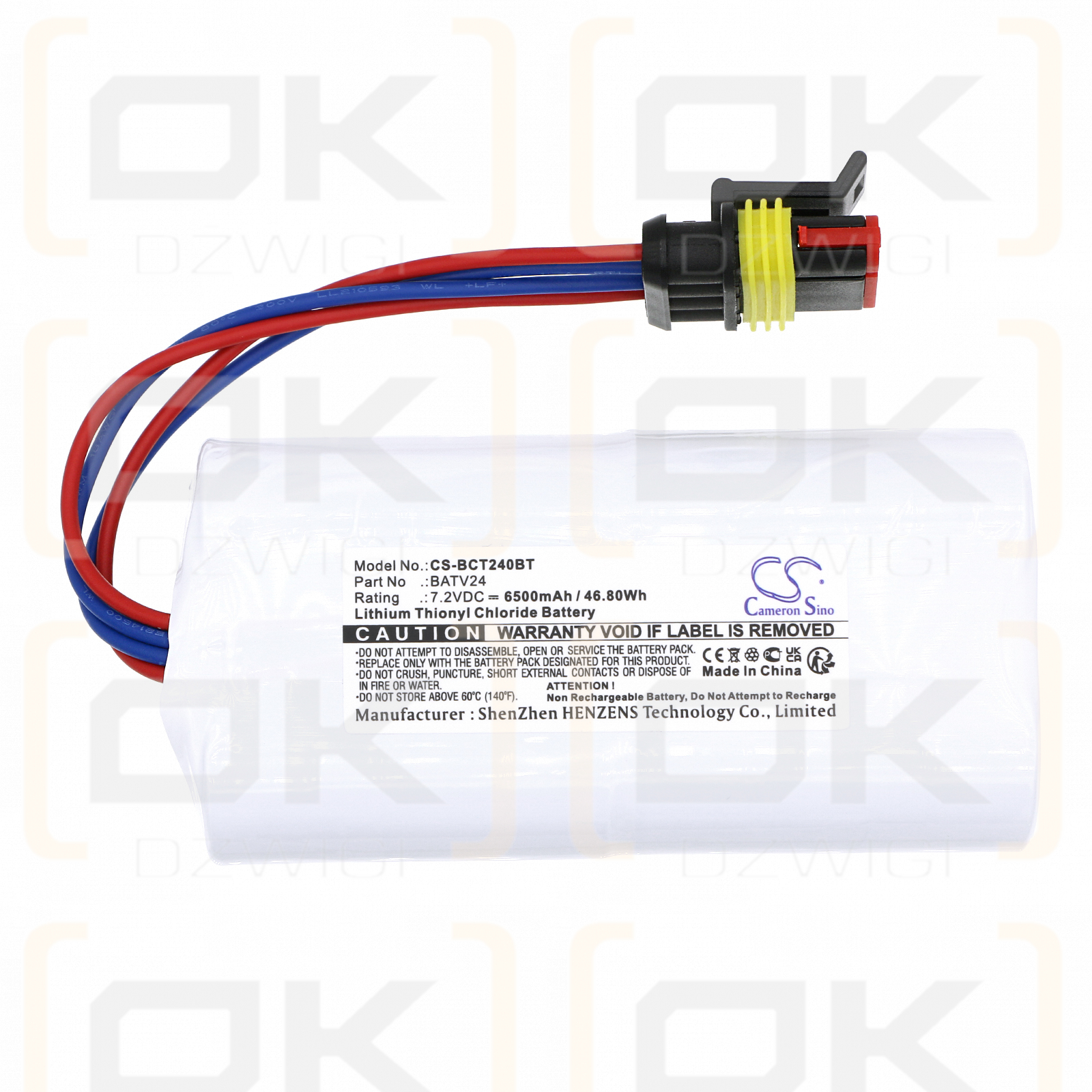 Gira / 148900 6500mAh Li-SOCl2 7.2V (Cameron Sino)